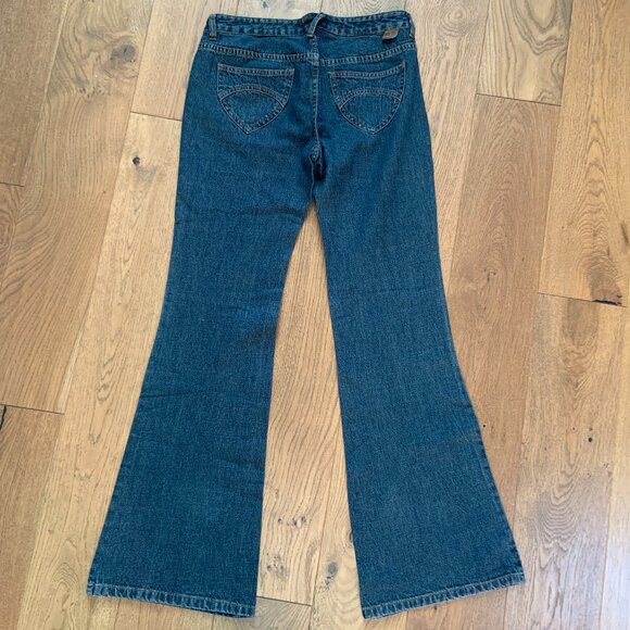 Women's Diesel Blue Jeans Vintage Retro Cool Flared Size 28 - Picture 8 of 9